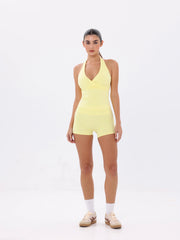 Nave Grace Halter Top – Butter Yellow