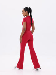 Nave Flare Active Pants – Red