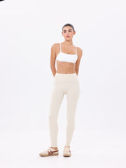 Nave Essential Open-Back Bra – White