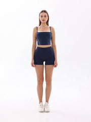 Nave Sculpt High-Rise Shorts – Navy Blue