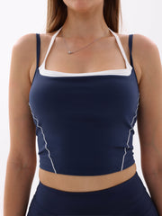 Nave Contour Sculpt Top – Badge Blue