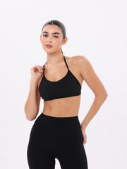 Nave Essential Halter Bra – Black