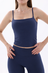 Nave Core Tank Top – Navy Blue
