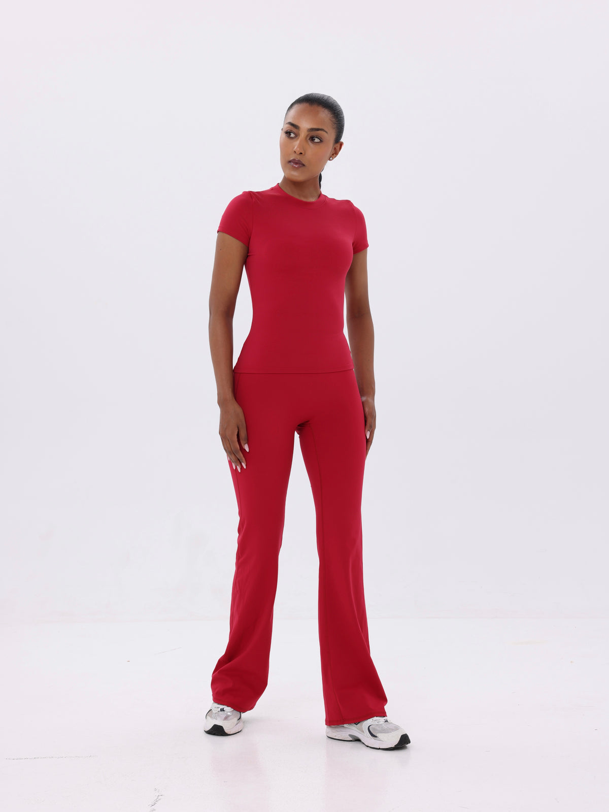Nave Flare Active Pants – Red
