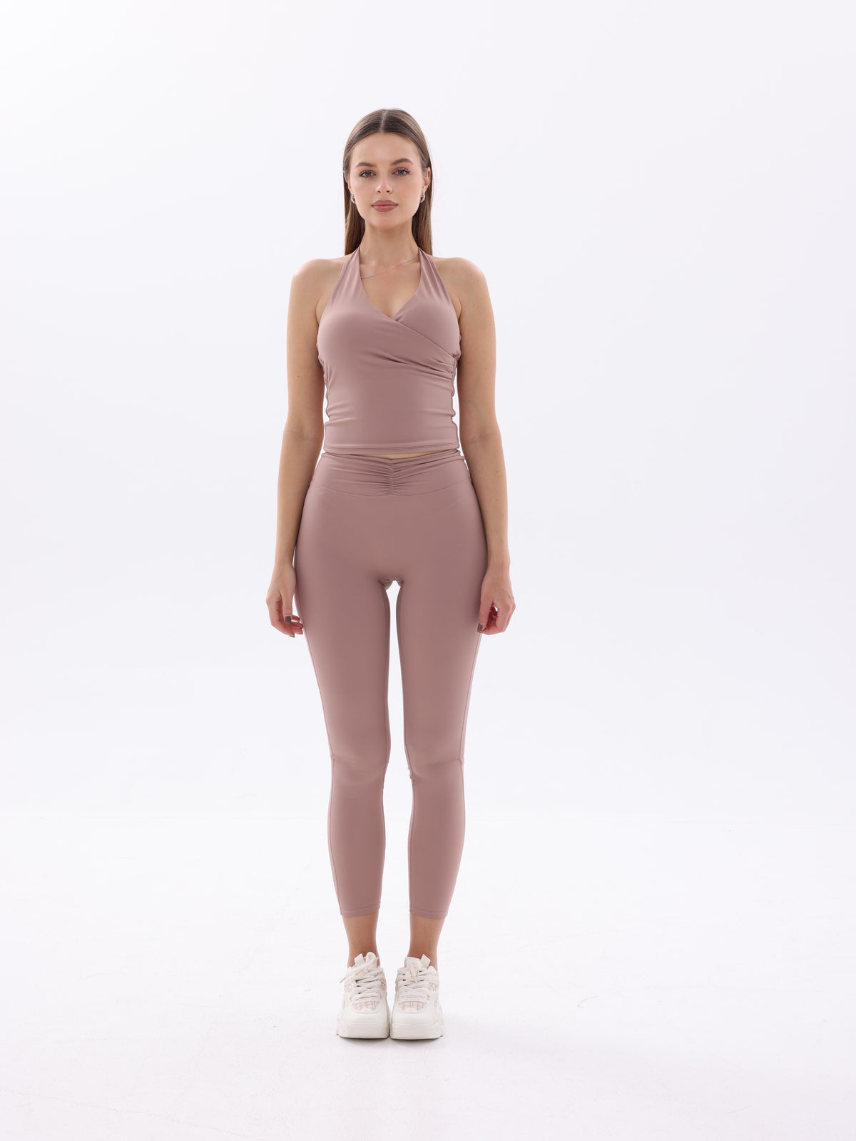 Nave V-Shape Flow Tank – Dark Pink