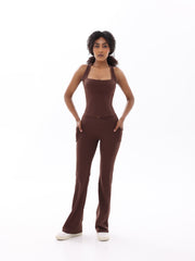 Nave Sculpt Flare Set – Cocoa Brown